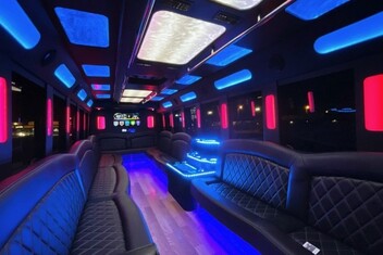Rancho Cucamonga Limousine Bus Interior