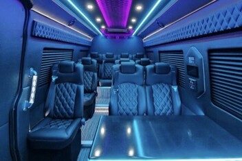 Rancho Cucamonga Sprinter Bus Interior