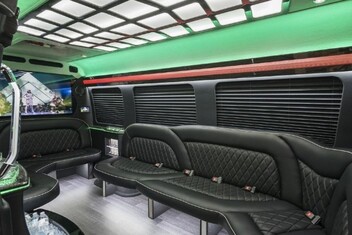 Rancho Cucamonga Sprinter Party Bus Interior