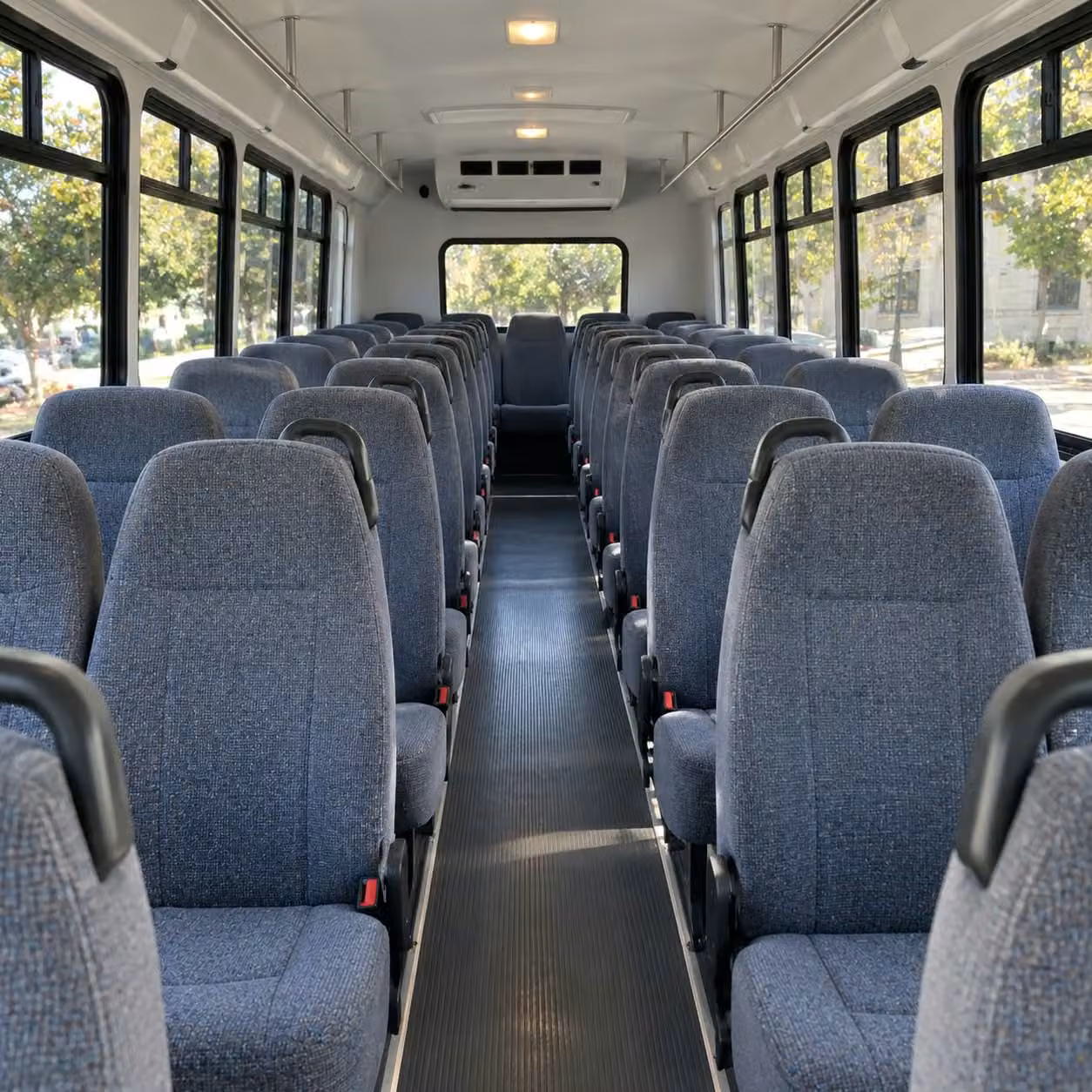 35 passenger minibus inside