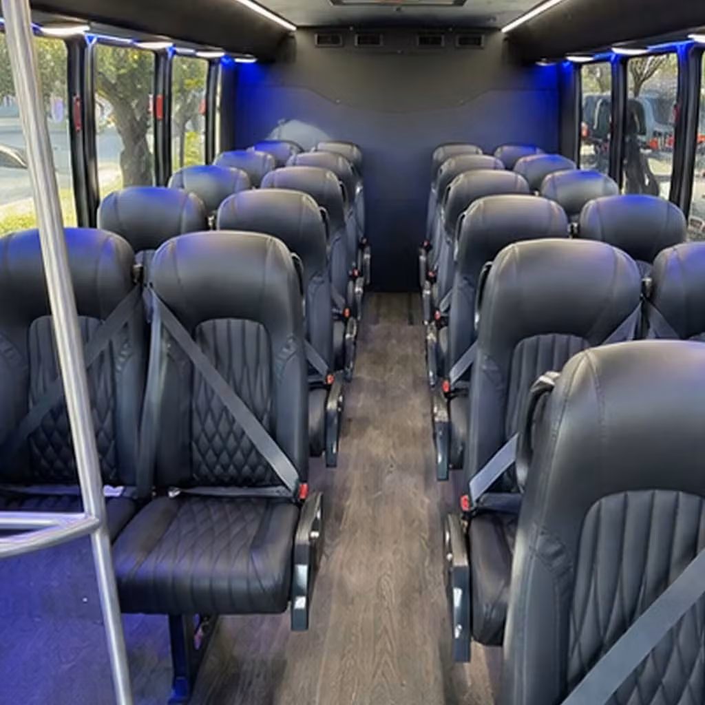 35 passenger minibus interior