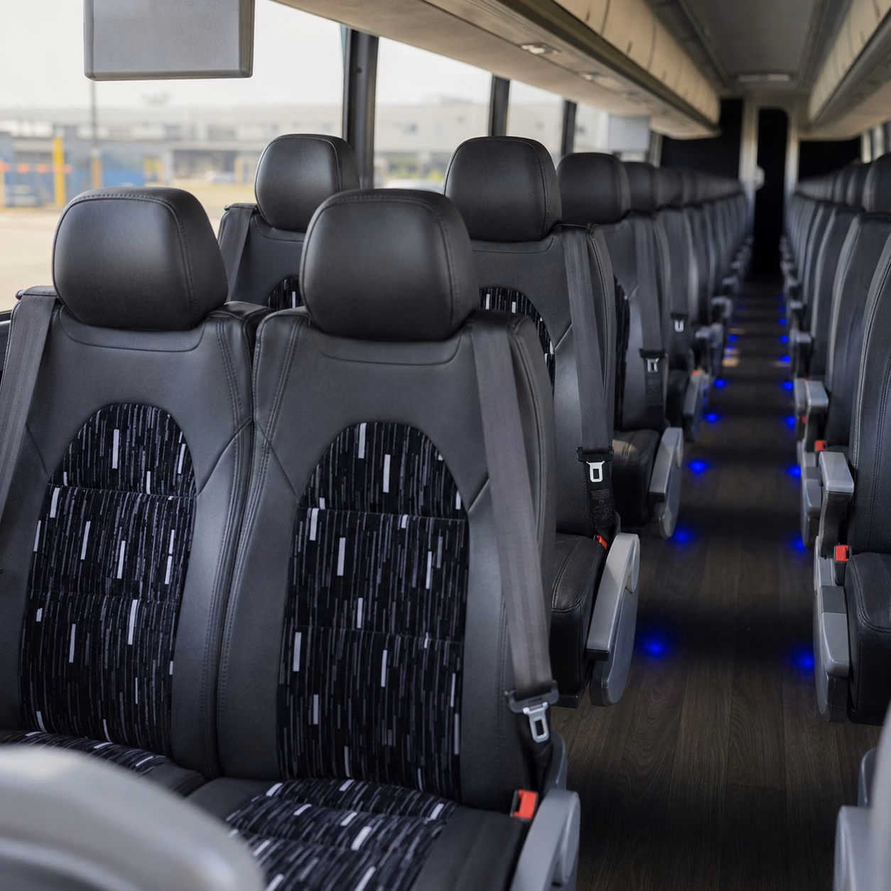 rancho cucamonga charter bus interior